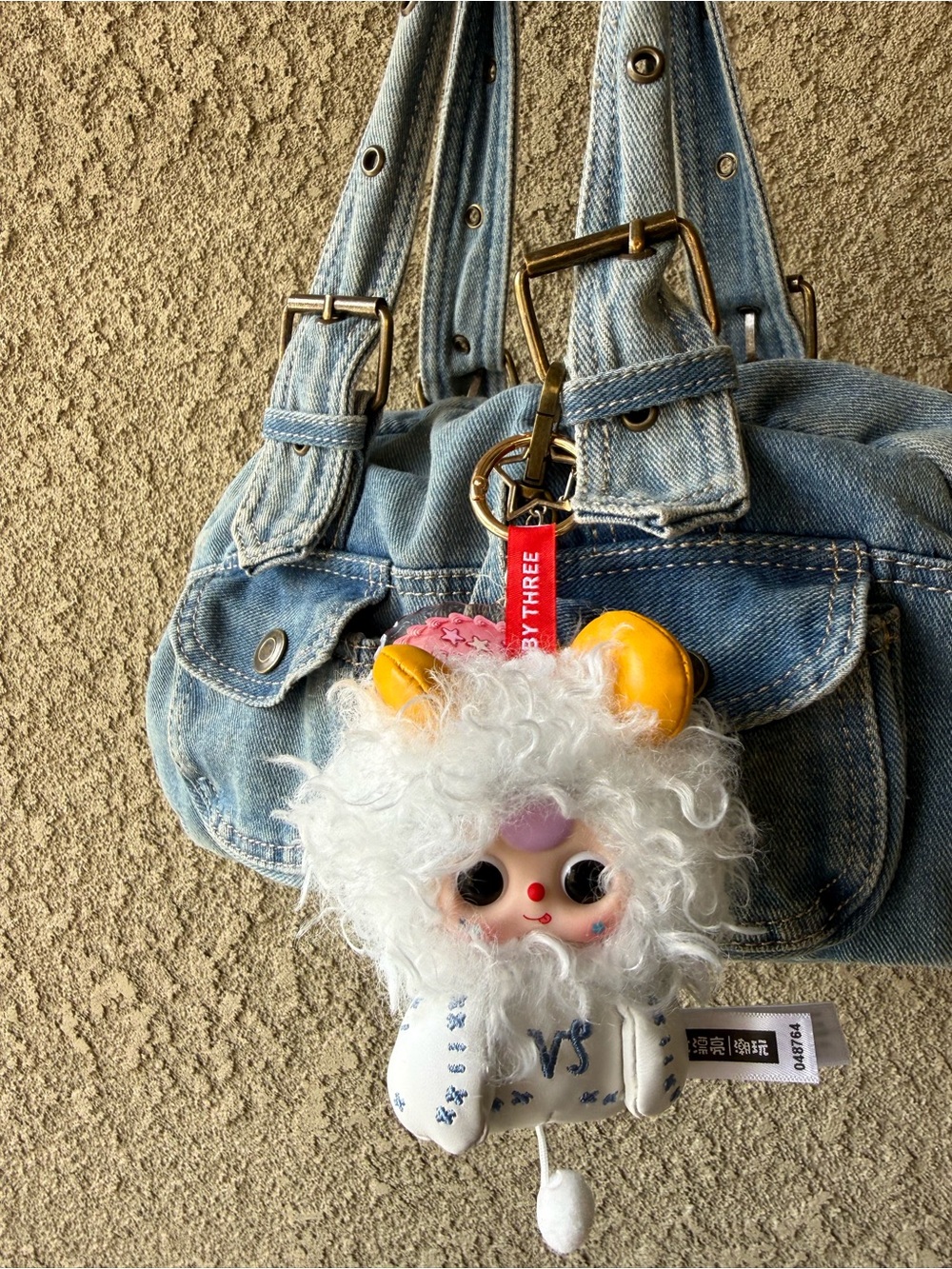 Baby Three Capricorn plush‎ keychain